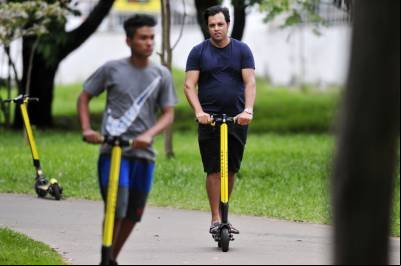Hospital de Base registra 11 acidentes com patinetes elétricos em abril